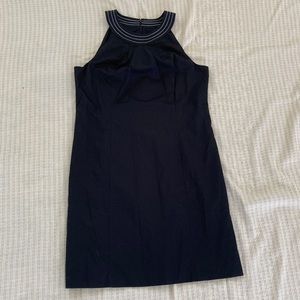Loft Black Halter Neck Sheath Dress Size 8
